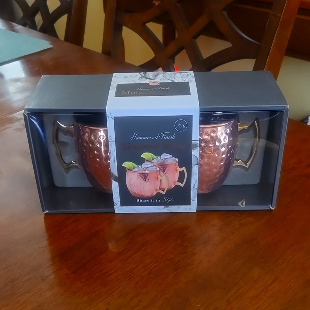 NEW MOSCOW MULES SET OF 2